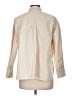 Everlane 100% Organic Cotton Color Block Tan Ivory Long Sleeve Button-Down Shirt Size M - photo 2