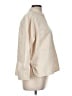 Everlane 100% Organic Cotton Color Block Tan Ivory Long Sleeve Button-Down Shirt Size M - photo 4