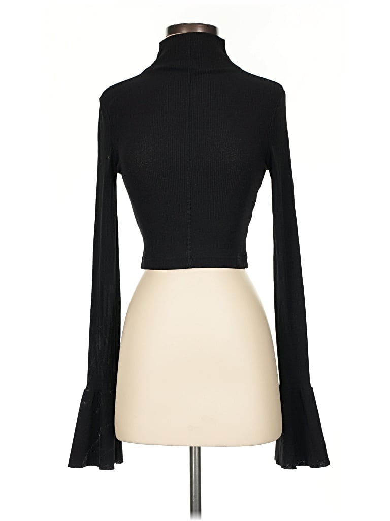 Pre-owned Dance & Marvel Long Sleeve Top Black Turtleneck Tops