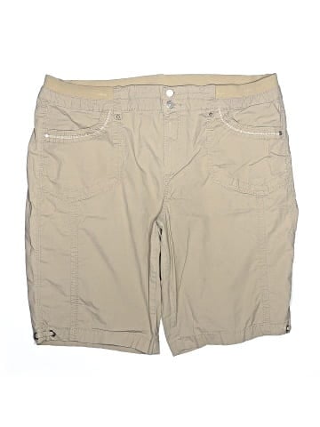 Gloria Vanderbilt Khaki Shorts (view 1)