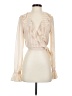 Tularosa 100% Polyester Ivory Long Sleeve Blouse Size XS - photo 1