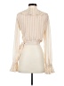 Tularosa 100% Polyester Ivory Long Sleeve Blouse Size XS - photo 2