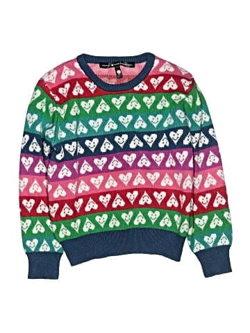 Aqua Pullover Sweater (view 1)