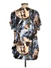 Bearsland Blue 3/4 Sleeve Blouse Size Lg Maternity - photo 2