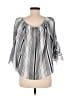 Joan Vass Gray 3/4 Sleeve Blouse Size XL - photo 2