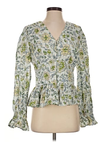7 For All Mankind Long Sleeve Blouse (view 1)