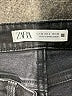 Zara Chevron-herringbone Black Jeans Size 6 - photo 7