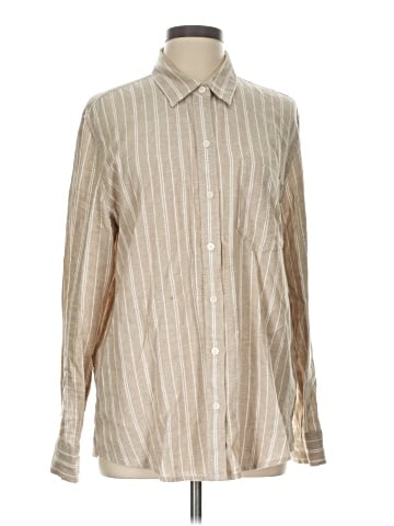 Gap Long Sleeve Button-Down Shirt (view 1)