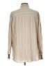 Gap Stripes Tan Long Sleeve Button-Down Shirt Size L - photo 2