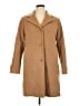 L.L.Bean 100% Newwool Tan Wool Coat Size 14 - photo 1