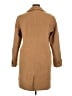 L.L.Bean 100% Newwool Tan Wool Coat Size 14 - photo 2