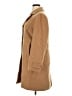 L.L.Bean 100% Newwool Tan Wool Coat Size 14 - photo 5