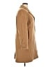 L.L.Bean 100% Newwool Tan Wool Coat Size 14 - photo 4