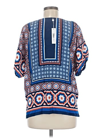 Trina Turk Short Sleeve Silk Top (view 2)