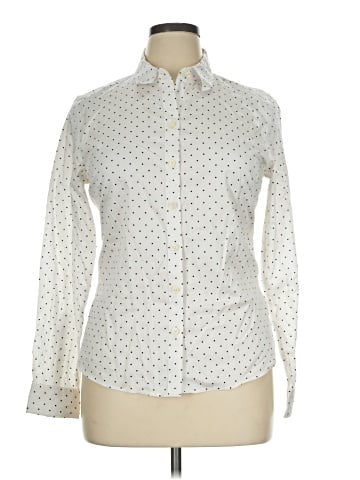 Banana Republic Factory Store Long Sleeve Button-Down Shirt (view 1)