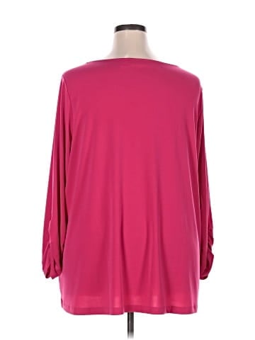 Susan Graver 3/4 Sleeve Top (view 2)