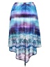 One World 100% Polyester Tie-dye Blue Casual Skirt Size XL - photo 2