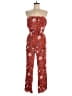 Mudd 100% Rayon Paisley Red Jumpsuit Size M - photo 1