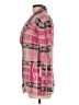 Laura Ashley Plaid Pink Coat Size M - photo 5