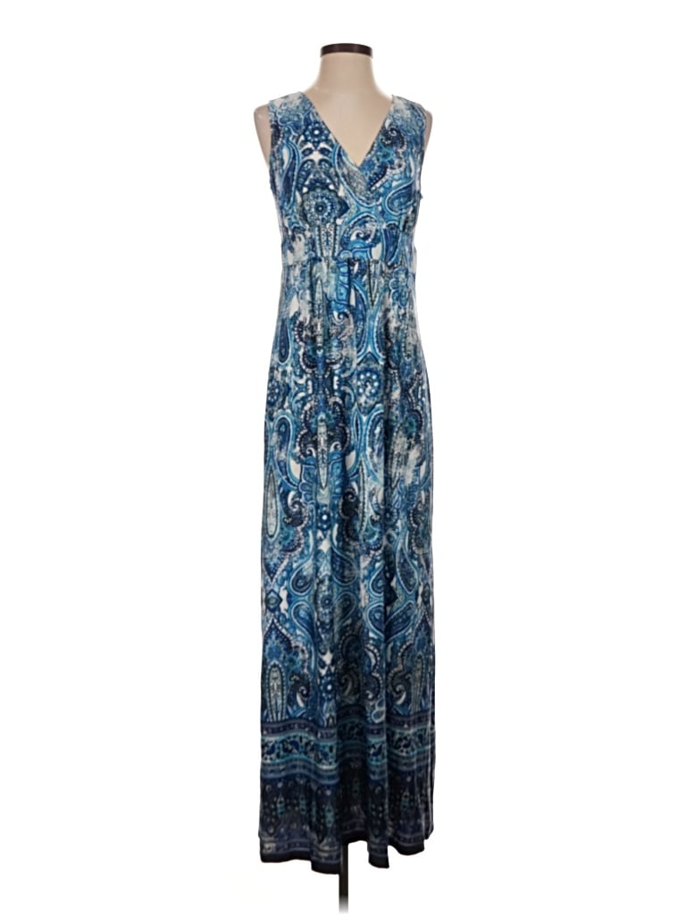 Pre-owned Notations Casual Dress In Blue
