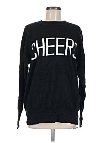 Hem & Thread Pullover Sweater (view 1)