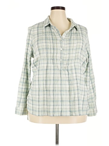 Coldwater Creek 3/4 Sleeve Button-Down Shirt (view 1)