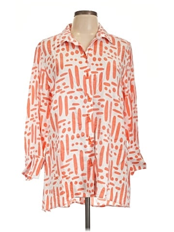 MULTIPLES 3/4 Sleeve Blouse (view 1)
