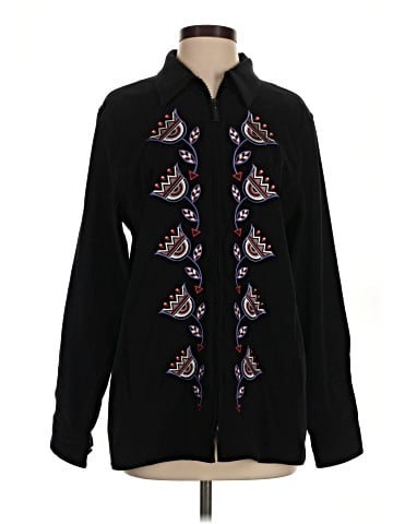 Bob Mackie Long Sleeve Blouse (view 1)