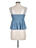 American Eagle Outfitters 100% Polyester Blue Sleeveless Top Size L - photo 2