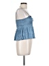 American Eagle Outfitters 100% Polyester Blue Sleeveless Top Size L - photo 4