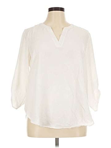 Maurices 3/4 Sleeve Blouse (view 1)
