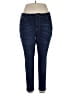 rue21 Solid Blue Jeggings Size 14 - photo 1