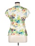 Sunny Leigh 100% Polyester White Short Sleeve Blouse Size XL - photo 2