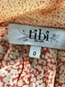 Tibi Orange 3/4 Sleeve Blouse Size 0 - photo 7