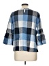 Van Heusen Blue 3/4 Sleeve Blouse Size L - photo 2