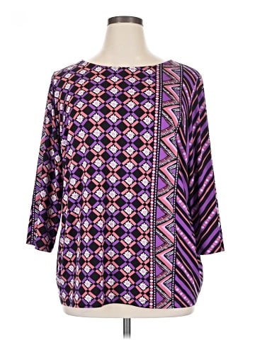 Bob Mackie 3/4 Sleeve Blouse (view 1)