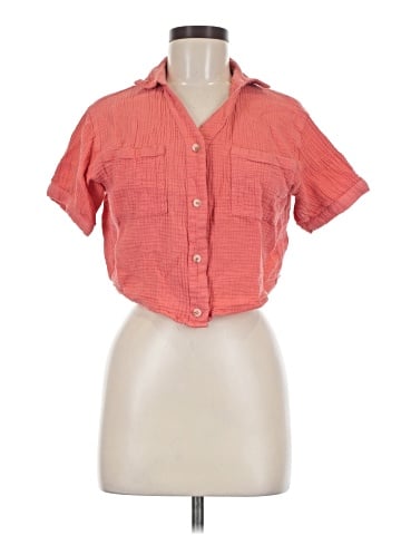 Love Notes Short Sleeve Button-Down Shirt (view 1)