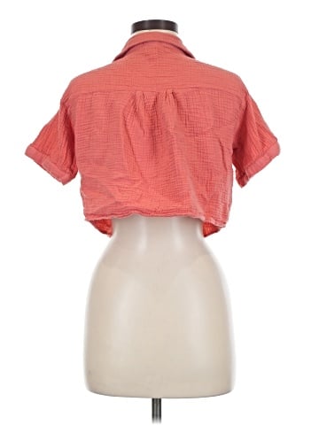Love Notes Short Sleeve Button-Down Shirt (view 2)