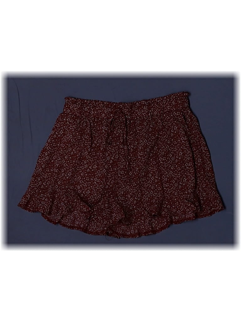 Pre-owned Btfbm Shorts In Burgundy