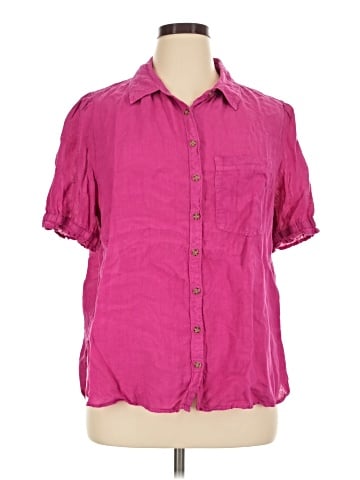 Pilcro Short Sleeve Blouse (view 1)