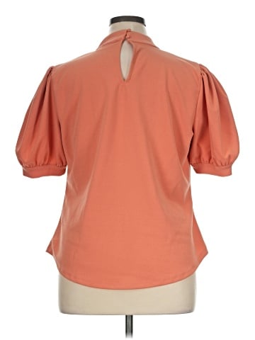 7th Avenue Design Studio New York & Company Short Sleeve Blouse (view 2)