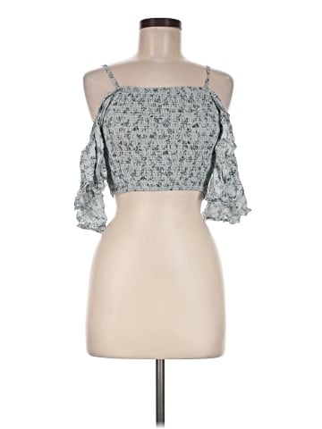 Don't Ask Why Short Sleeve Blouse (view 1)