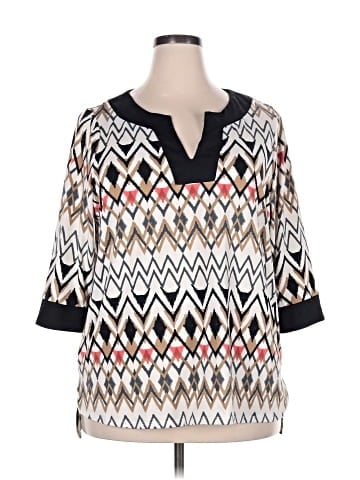 Robert Louis 3/4 Sleeve Blouse (view 1)