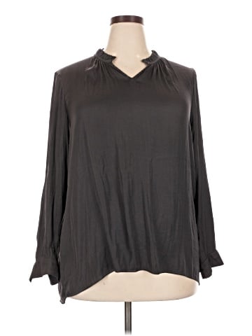 Simply Vera Vera Wang Long Sleeve Polo (view 1)