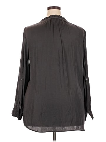 Simply Vera Vera Wang Long Sleeve Polo (view 2)