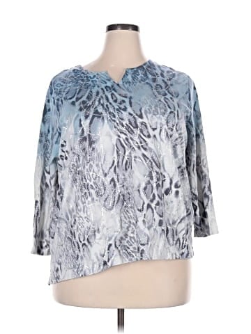 Alfred Dunner 3/4 Sleeve Top (view 1)