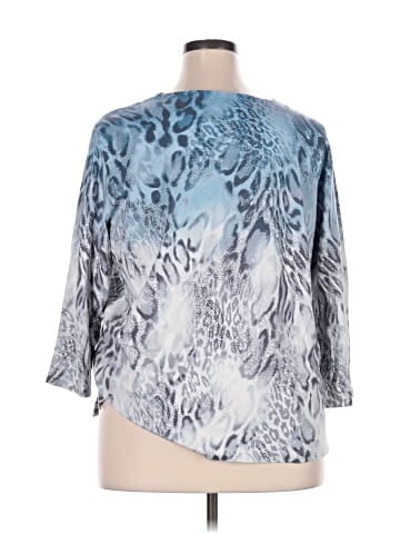 Alfred Dunner 3/4 Sleeve Top (view 2)
