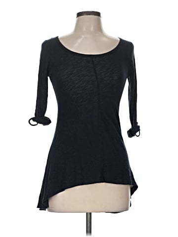 Iris & Navy 3/4 Sleeve Top (view 1)