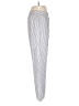 Lioness Stripes Silver Casual Pants Size S - photo 4