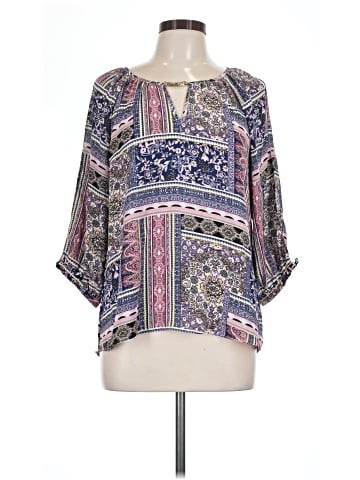 By & By 3/4 Sleeve Blouse (view 1)
